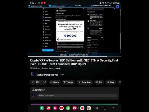 #Ripple #XRP- BREAKING: New U.S. XRP Trust Launched By Grayscale