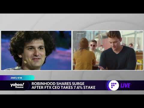 Robinhood stock surges more than 20% after FTX CEO buys stake