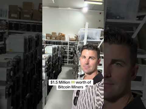 Over $1.5 million dollars worth of Bitcoin miners, ready to start mining.