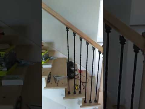 Dream finder homes stairs by Paramore Construction