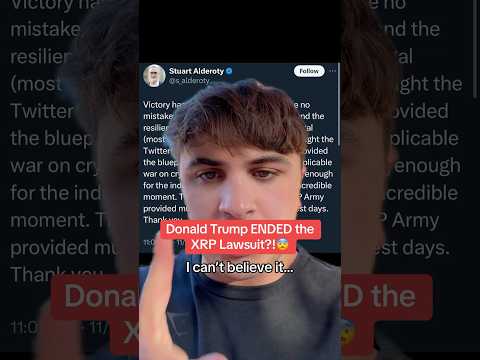 Donald Trump ENDED XRP Lawsuit?! (Pump Incoming🚨)