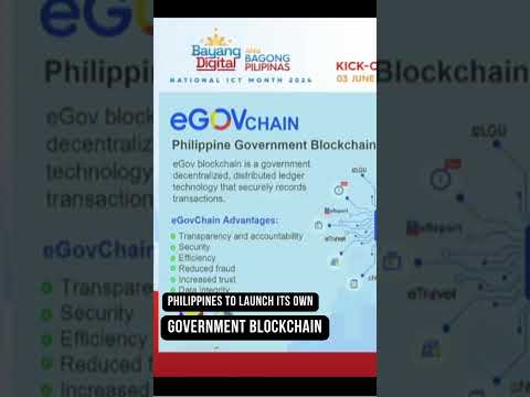 Philippines to launch its own government blockchain.