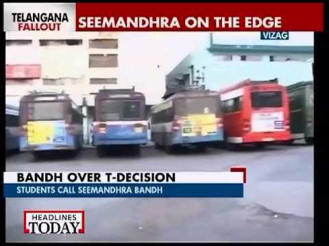 Telangana news: Seemandhra shutdown brings life to a grinding halt