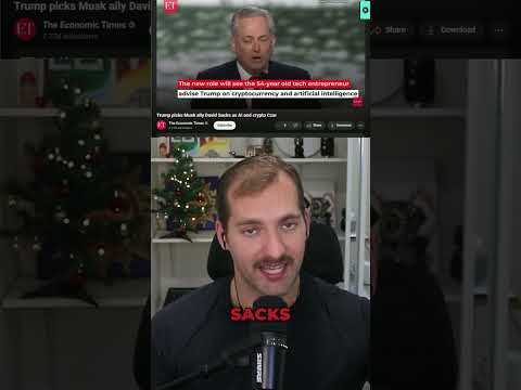 The New AI &amp; Crypto Czar: David Sacks Journey 🚀