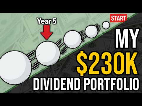 My 5 Years of Dividend Investing ($30K ➜ $230K)