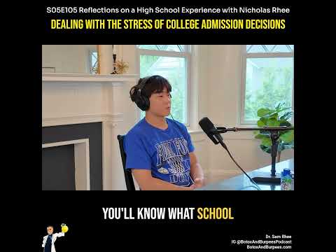 Preview Clip 02 Dealing with the Stress of College Admissions #CollegeJourney #podcast