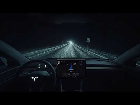 Tesla Autopilot vs Europe’s Darkest Roads