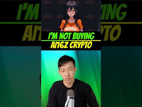 Why I’m not buying ai16z Crypto #crypto #altcoins #ai16z