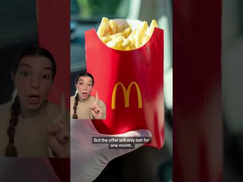McDonald&#039;s Brings Back $5 Value Meal, But Only For A Month #fastfood #mcdonalds #inflation