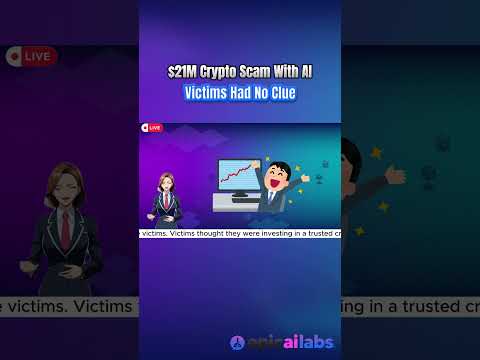$21M Crypto Scam With AI – Victims Had No Clue #epicailabs #ai #crypto #quiz #news