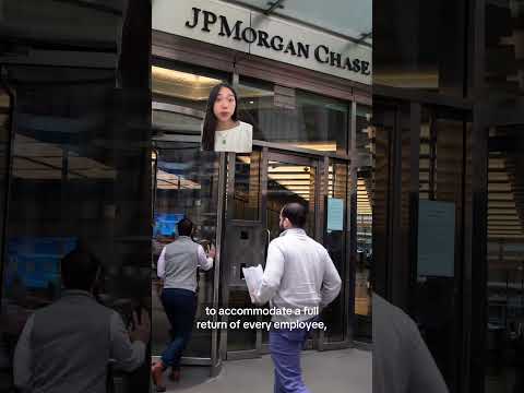 JPMorgan employees must return to the office 5 days a week #jpmorgan #rto
