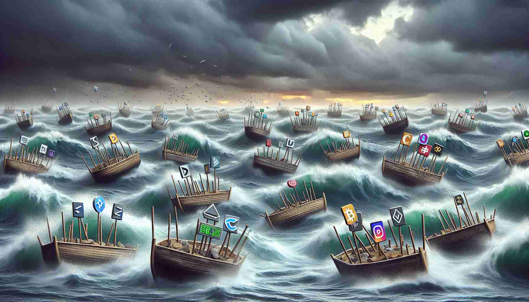 Cryptocurrency Market Shake-up: Which Coins Are Struggling to Stay Afloat?